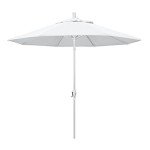 9' Round Aluminum Market Umbrella with Tilt