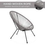 Acapulco All-Weather Patio Bistro Set – Gray