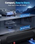 YOSUDA Under Desk Walking Pad Treadmill with Incline