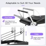 Foldable MU Pilates Reformer for Home & Gym