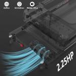 GOYOUTH 2-in-1 Under Desk Treadmill with Speaker