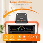 Portable Walking Pad Treadmill with Incline and Handlebar