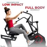 Sunny Health & Fitness Smart Recumbent Elliptical Bike