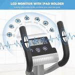 Dripex Magnetic Elliptical Machine with Heart Rate Monitor