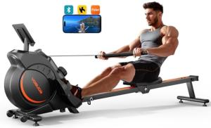 YOSUDA Foldable Magnetic Rowing Machine with LCD Monitor