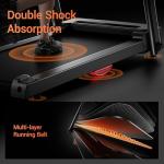 LONTEK Folding Treadmill with Heart Rate Sensor