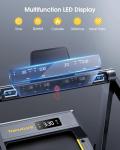 TOPUTURE 2-in-1 Folding Treadmill for Home Office