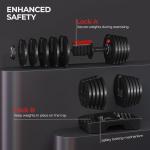 Yaheetech Adjustable Dumbbells Set for Home Gym
