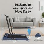 Exerpeutic Heavy-Duty Folding Treadmill for Home Gym