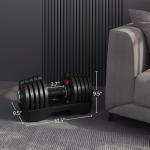 Yaheetech Adjustable Dumbbells Set for Home Gym