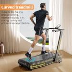 RongLe Curved Foldable Treadmill with LED Display