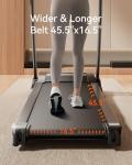 RENESTAR Folding Treadmill with Auto Incline & Bluetooth