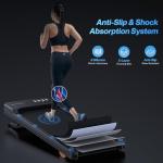 WELLFIT 10% Incline Walking Pad Treadmill for Home