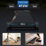 WELLFIT 10% Incline Walking Pad Treadmill for Home