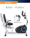 Comfortable Recumbent Exercise Bike for Seniors
