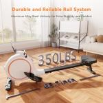 Magnetic Rowing Machine with 32 Levels of Resistance