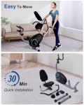 Comfortable Recumbent Exercise Bike for Seniors