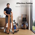 MERACH Foldable Water Rowing Machine with Monitor