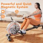 Magnetic Rowing Machine with 32 Levels of Resistance