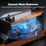 MERACH Foldable Water Rowing Machine with Monitor