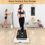 Compact Under Desk Treadmill with Remote Control