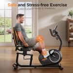 YOSUDA PRO Recumbent Exercise Bike with Resistance Bands
