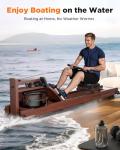 YOSUDA Foldable Water Rower with Bluetooth Monitor