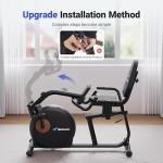 MERACH Adjustable Recumbent Exercise Bike for Home