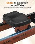 YOSUDA Foldable Water Rower with Bluetooth Monitor