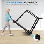 Senior Walking Treadmill with Long Handrails - Foldable