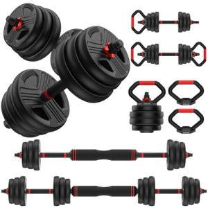 90lbs Adjustable Dumbbell Set for Home Workouts