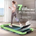 Portable Foldable Treadmill with Incline and Handle Bar