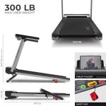Sunny Health & Fitness 15-Level Incline Treadmill