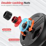90lbs Adjustable Dumbbell Set for Home Workouts