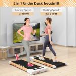 Compact Under Desk Treadmill with Remote Control