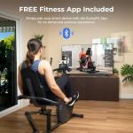 Sunny Health & Fitness Recumbent Smart Bike with App