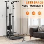 Compact Foldable Home Gym with Pull-Up Station