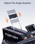 TOPIOM Wooden Water Rowing Machine with Bluetooth