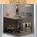 Compact Under Desk Treadmill with Remote Control