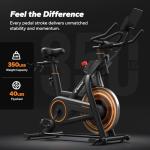 MERACH Magnetic Exercise Bike with App & Tablet Mount