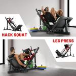 RitFit Adjustable Leg Press and Hack Squat Machine