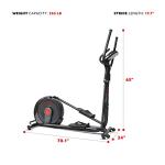 Sunny Health & Fitness Power Stride Elliptical Trainer