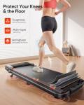 TOPUTURE 4-in-1 Compact Folding Treadmill with Incline