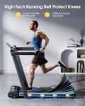 TOPUTURE 2-in-1 Folding Treadmill for Home Office