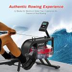 Water Rowing Machine with Bluetooth and Easy Assembly