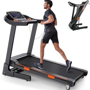 Heavy-Duty 3.5 HP Folding Treadmill with Incline
