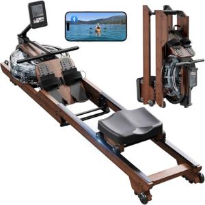 Dripex Foldable Water Rowing Machine for Home Gym