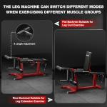 JELENS Adjustable Leg Curl and Extension Machine