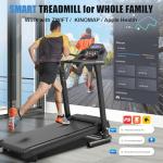 Foldable Treadmill with APP Control and LED Display