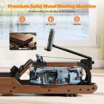 Dripex Foldable Water Rowing Machine for Home Gym